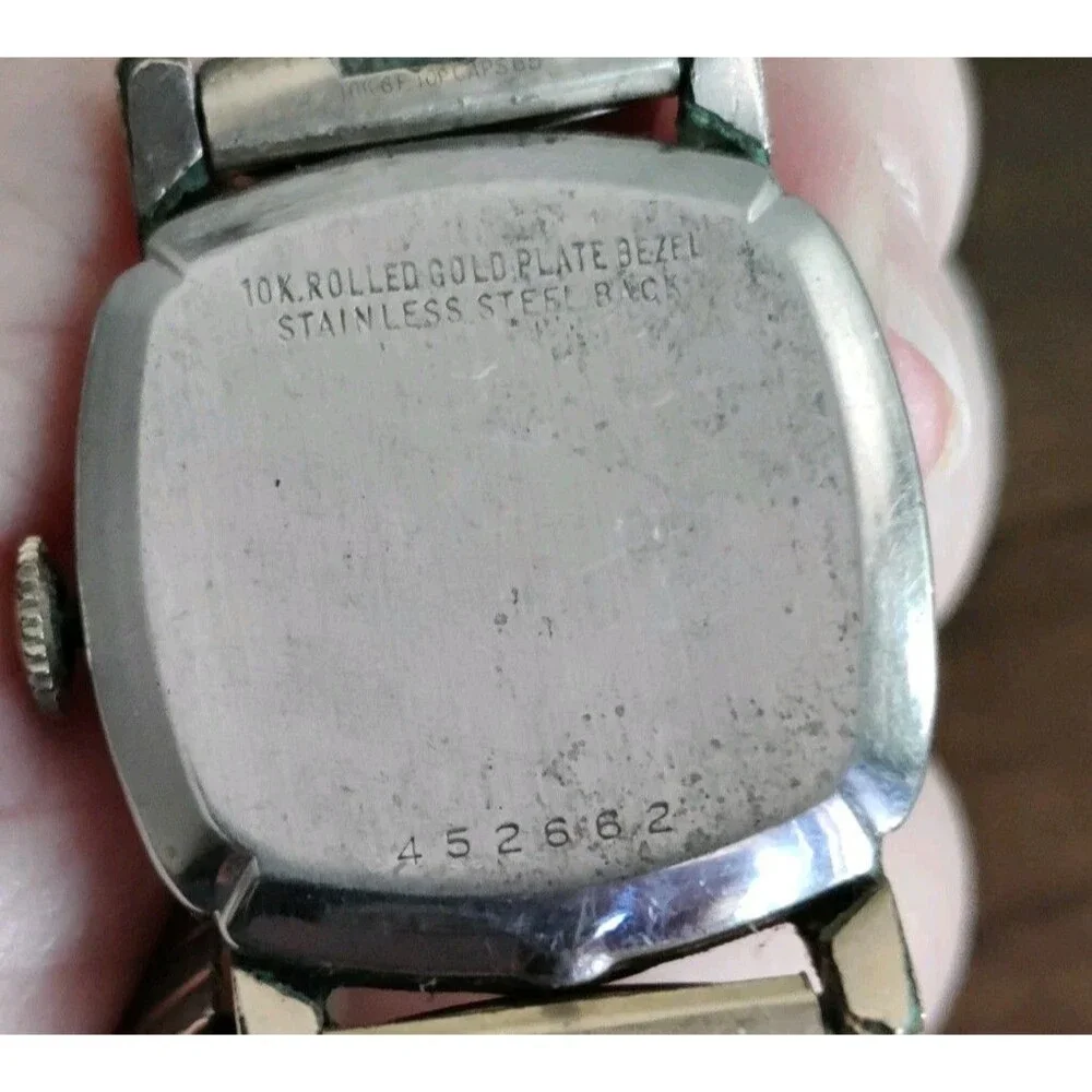 Vintage Penney By Benrus Watch 10k Rolled Gold Plated For Parts Or Repair